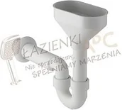 Syfony - Geberit Syfon do skroplin z lejem d40 152392111 biały-alpin - miniaturka - grafika 1