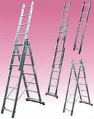 Drabiny - Krause DRABINA 3x7* WIELOFUNKCYJNA TR CORDA 013378 - miniaturka - grafika 1