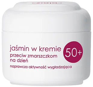 Ziaja jaśmin Krem przeciwzmarszczkowy na dzień 50+ 50ml - Kremy do twarzy - miniaturka - grafika 3