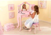 Wyposażenie pokoiku dziecięcego - KidKraft Toaletka księżniczki 76123 - miniaturka - grafika 1
