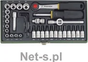 Zestawy narzędziowe - Proxxon ZESTAW zestaw nasadek 1/4 36cz. DO MECHANIKI PRECYZYJNEJ (PR23080) - miniaturka - grafika 1