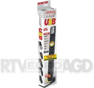 Acar USB 63 m (ACAR USB-3M) - Listwy zasilające - miniaturka - grafika 2