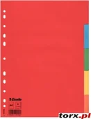 Etykiety samoprzylepne i bloki etykiet - Esselte PRZEKLADKI KOLOROWE A4 5 KART.BEZ KARTY OPIS. 100199 - miniaturka - grafika 1