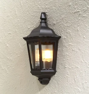 Konstsmide Lampa ścienna zewnętrzna 7229-750 E27 IP43 Czarny - Lampy ogrodowe - miniaturka - grafika 2