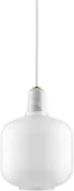Lampy sufitowe - Normann Copenhagen Lampa wisząca Amp okrągła biała (502073) - miniaturka - grafika 1