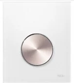 Przyciski spłukujące - TECE Przycisk spłukujący ze szkła do pisuaru loop, szkło białe, Przycisk sta - miniaturka - grafika 1