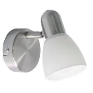 Lampy ścienne - Rabalux Kinkiet LAMPA ścienna SOMA 6301 metalowa OPRAWA regulacja IP20 satyna - miniaturka - grafika 1