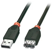 Kable USB - Lindy Kabel USB USB-A USB-A 3m Czarny 41774 - miniaturka - grafika 1
