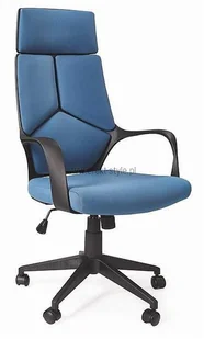 Fotel biurowy, krzesło biurowe VOYAGER fotel gabinetowy czarny / niebieski V-CH-VOYAGER-FOT-NIEBIESKI - Fotele i krzesła biurowe - miniaturka - grafika 14