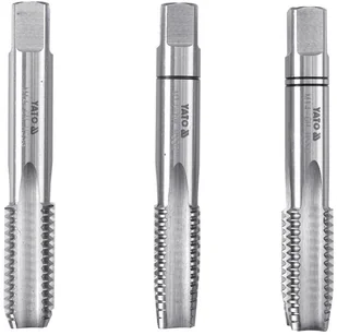 YATO gwintownik ręczny M4x0,7 HSS M2 3szt. YT-2931 - Gwintowniki - miniaturka - grafika 3