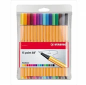 Cienkopisy - Stabilo Cienkopis POINT 88, 15 szt. - H3062 NB-2034 - miniaturka - grafika 1