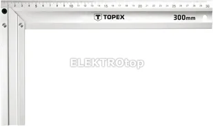 Topex Kątownik budowlany aluminiowy 500 x 235 mm 30C365 - Inne urządzenia pomiarowe - miniaturka - grafika 3