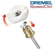 Materiały ścierne - Dremel SpeedClic:tarcza polerska z tkaniny (423S) 2615S423JA - miniaturka - grafika 1