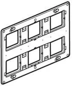 Inne akcesoria elektryczne - Legrand 080266 CELIANE Uchwyt montażowy - 2x6 lub 2x8 lub 2x2x2 moduły poziomo - miniaturka - grafika 1