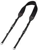 Paski, szelki, uprzęże foto - Hama kamera pasek (z neoprenu, z regulacją długości (90 138 cm), zintegrowany uchwyt na rękę) czarna (00027202) - miniaturka - grafika 1