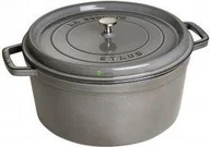 Patelnie - Staub Cocotte 30 cm Szary 40509-862-0 - miniaturka - grafika 1