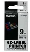 Papier do drukarek - Casio XR-9 WE 9 mm czarny na bialy XR-9WE1 - miniaturka - grafika 1
