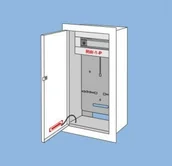 Rozdzielnie elektryczne - Karwasz Rozdzielnica wnękowa RW-1-P - miniaturka - grafika 1