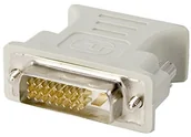 Adaptery i przejściówki - adaptare Adaptare adapter VGA do wtyczki DVI-D 24+1-polowej męskiej i 15-polowej żeńskiej, 4260189140164 - miniaturka - grafika 1