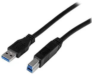 StarTech Certyfikowany przez 2 m USB 3.0 Super Speed USB A USB B czarny przewód 3 przyłącze kabla wtyczka/wtyczka USB3CAB2M - Kable USB - miniaturka - grafika 2