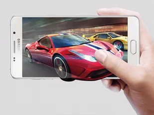 Samsung Szkło hartowane 3D cały ekran Galaxy A5 2016 Różowe - Szkła hartowane na telefon - miniaturka - grafika 5