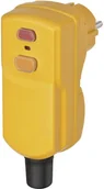 Kostki, złączki, wtyczki - Brennenstuhl Wtyczka elektryczna 1290670 IP54 żółty - miniaturka - grafika 1