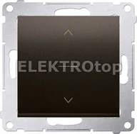 Wyłączniki światła i elektryczne - Kontakt Simon DZW1K.01/46 Łącznik żaluzjowy trójpozycyjny 1-0-2 (moduł); brąz ma - miniaturka - grafika 1