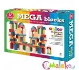 Klocki - Promatek KLOCKI DREWNIANE KOLOROWE MEGA PAKA 3+ - miniaturka - grafika 1