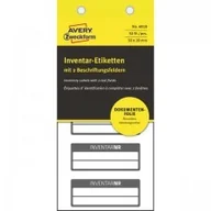 Papier do drukarek - Avery Tabliczki Inwentaryzacyjne No Pell Do Opisu Ręcznego ZWECKFORM 50x20 mm Czarne Ramki 2 Pola Na Tekst 50szt - miniaturka - grafika 1