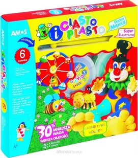 KW Trade Ciastolina 6 kolorów AMOS KW177 - Masy plastyczne - miniaturka - grafika 2