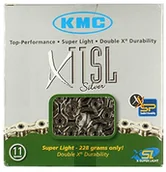 Łańcuchy rowerowe - KMC Kmc Łańcuch Rowerowy X 11 Sl, Srebrny, Jeden Rozmiar (K16) - miniaturka - grafika 1