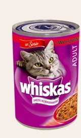 Whiskas Wołowina Puszka 400g 1835 - Mokra karma dla kotów - miniaturka - grafika 2