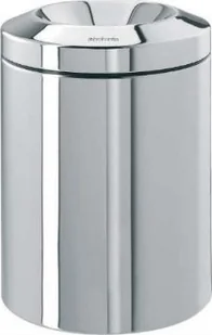 Brabantia KOSZ SAMOGASZĄCY 7 L STAL POLEROWANA CHROM 378928 - Kosze na śmieci - miniaturka - grafika 2