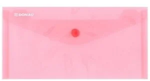 Biella Teczka kopertowa DONAU na zatrzask transparentna czerwona DL DN817-3 - Teczki i skoroszyty Biella Teczka kopertowa DONAU na zatrzask transparentna czerwona DL DN817-3 - Teczki i skoroszyty - miniaturka - grafika 1