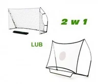 Piłka nożna - Quickplay Bramka piłkarska Combo 2 w 1, o wymiarach 2,4 X 1,5 m (19664796) - miniaturka - grafika 1