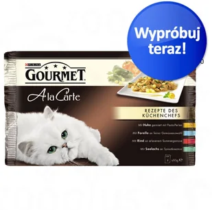 Purina Gourmet Carte 48 x 85 g Mieszane smaki I - Mokra karma dla kotów - miniaturka - grafika 2