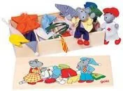 Goki Szczęśliwe Myszki Z Ubrankami W Skrzynce SO271 - Figurki dla dzieci - miniaturka - grafika 2