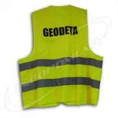 Sprzęt geodezyjny - Wyrób polski Kamizelka odblaskowa z napisem GEODETA - miniaturka - grafika 1