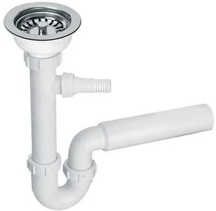 McAlpine syfon zlewozmywakowy rurowy 3,5" z podł. pralki/zmyw. (HC7+BSW50P) - Syfony - miniaturka - grafika 3