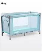 Łóżeczka i kojce - Caretero Basic Szary 07 - miniaturka - grafika 1