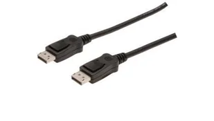 Assmann Kabel połączeniowy DisplayPort 1.2 z zatrzaskami Typ DP/DP M/M czarny 1m AKASSVD00000026 - Kable komputerowe i do monitorów - miniaturka - grafika 3
