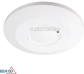 Czujniki ruchu i zmierzchu - Bemko CZUJNIK MIKROFALOWY 2000W 360* IP20 OKRĄGŁY BIAŁY B52-SES60WH-A - miniaturka - grafika 1