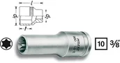 Klucze i nasadki - Hazet Nasadka 3/8 10 mm) 880LG-E12 Torx zewnętrzny Długość netto 65 mm T 12 - miniaturka - grafika 1