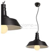 Lampy sufitowe - Redlux LAMPA wisząca GOLDIE R11688 industrialna OPRAWA zwis metalowy Czarny - miniaturka - grafika 1