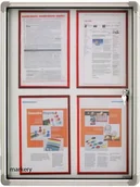 Gabloty - MAGNETOPLAN Gablota magnetyczna SUCHOSCIERALNA SP 9xA4 WEW 1215200 - miniaturka - grafika 1