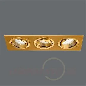 3-punktowa Oprawa wpuszczana MINAR z LED, mosiądz - Oprawy, klosze i abażury - miniaturka - grafika 4