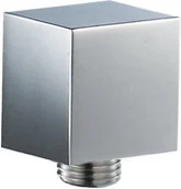 Akcesoria hydrauliczne - Blue Water Przyłącze kątowe kwadratowe ścienne węża natrysku chrom BW-PKK.21 tel - miniaturka - grafika 1