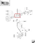 Części i akcesoria do maszyn rolniczych - CNH TULEJA ŚLIZGOWA ŁOŻYSKA OPOROWEGO 5167167 - miniaturka - grafika 1