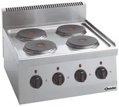 Piece, kotły  i płyty grzejne gastronomiczne - Bartscher 4-płytowa kuchnia elektryczna - miniaturka - grafika 1