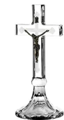 Kryształy - Crystal Julia Krzyż kryształowy z korpusem Chrystusa 1076) - miniaturka - grafika 1